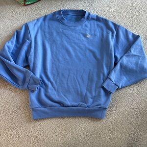 ALO Yoga Women's Crystal Blue Crewneck Sweatshirt